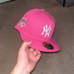 New York Fitted Pink Hat New Era
