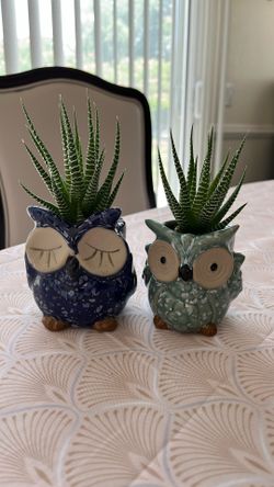 Decorative Ceramic Owls