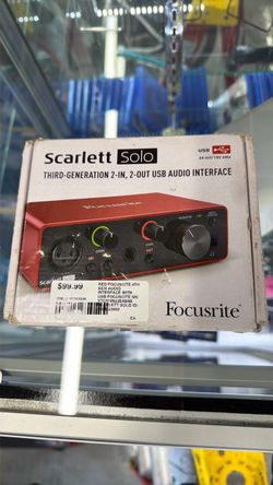 SCARLETT SOLO THIRD GENERATION