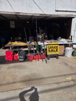 Garage sale, this Sunday, 10/18.