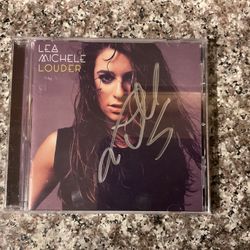 Louder by Lea Michele (CD, 2014) With Signature.