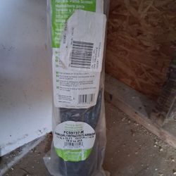 6ft x 25ft black fiberglass screen 