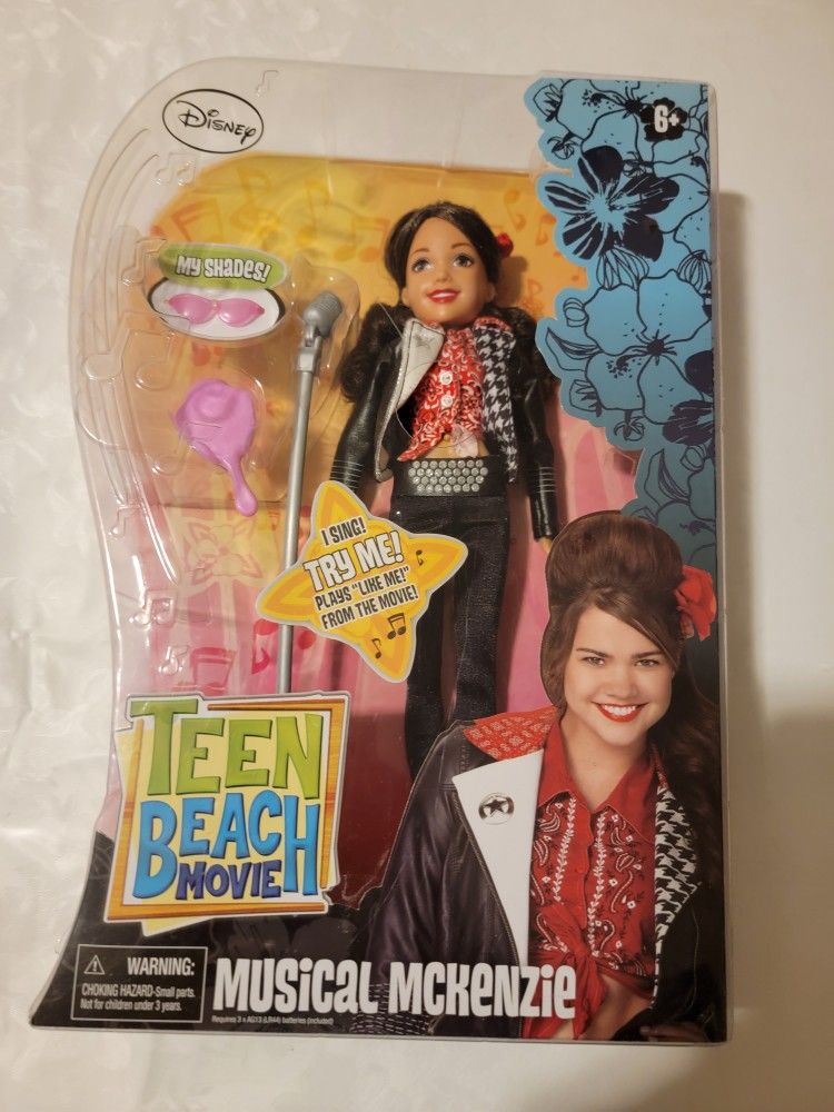Disney Teen Beach Movie Singing McKenzie Fashion Doll  Doll is Mute