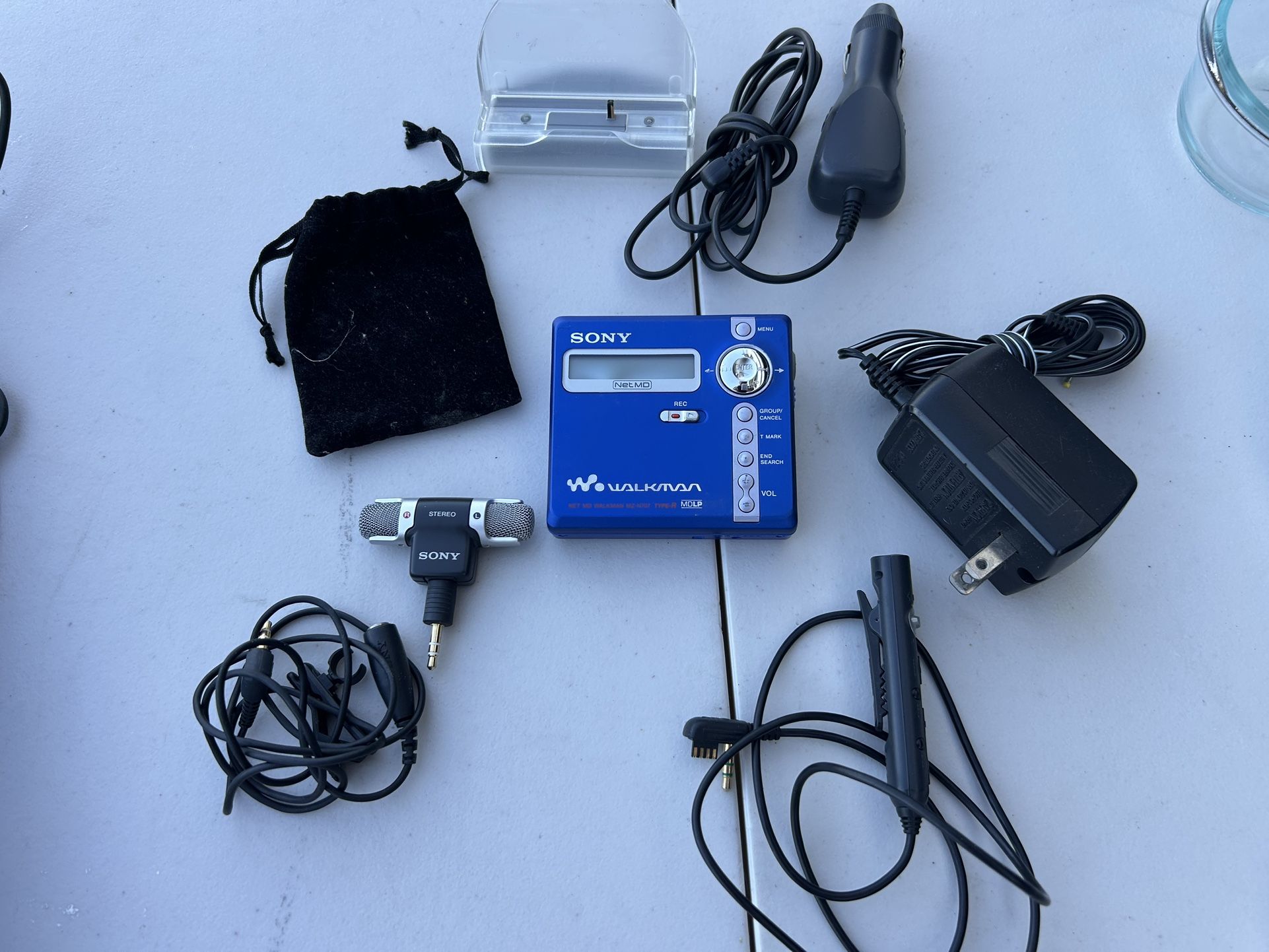 Sony MZ‑N707 Portable Mini‑Disc Recorder – Very Good Condition + Full Accessories