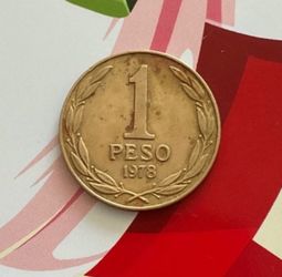 1978 Republica De Chile 1 peso coin