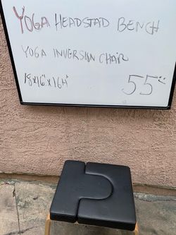 Inverse yoga bench