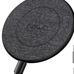 NewQ Wireless Charger, 15W Max Wireless Charging Pad for iPhone, Samsung Galaxy, Note20/10/9/8, Air Pods/Pro/ Galaxy Buds/+