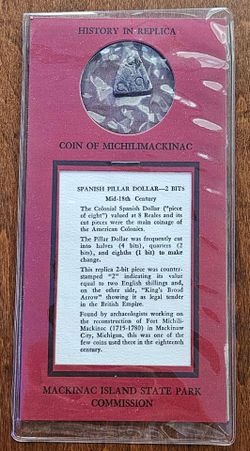 Mackinac Island State Park Commission Spanish Pillar Dollar Coin