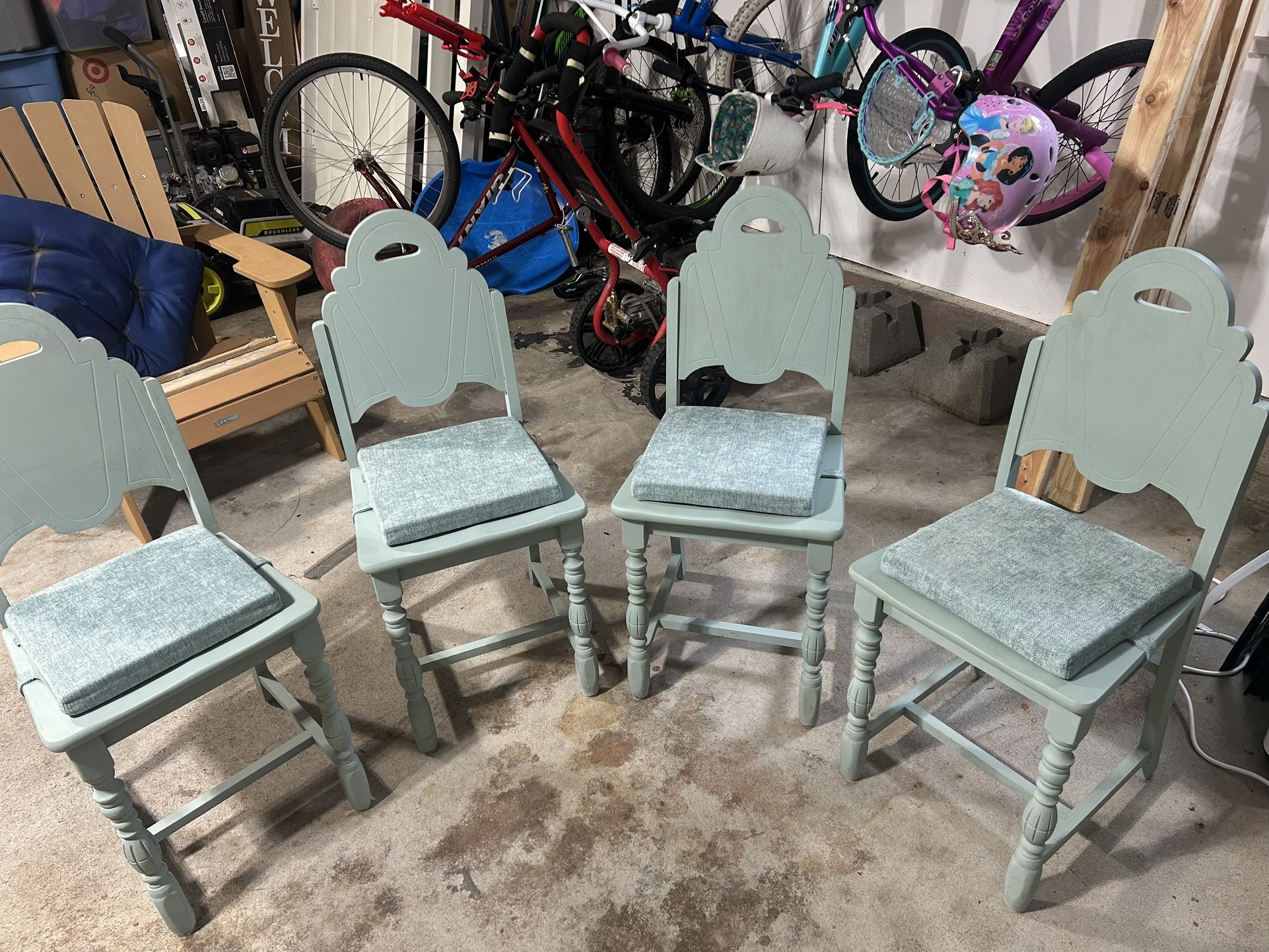 Refinished Children’s Chairs Set
