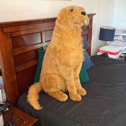 Giant Golden Retriever Toy (Over 2 Feet Tall)