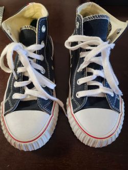 PF Flyers Kids HighTop Canvas Sneakers Size 1.5