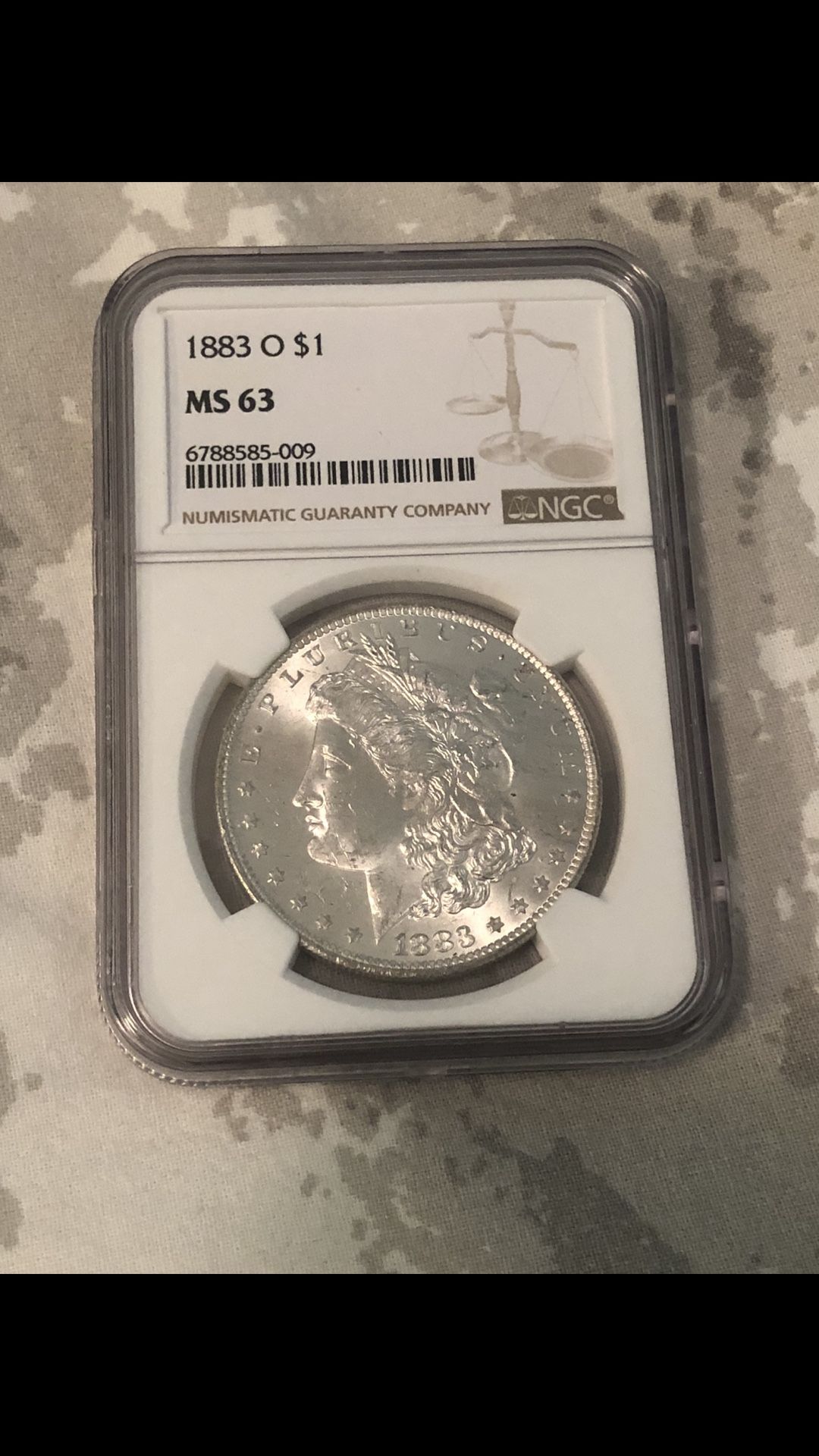 1883 Morgan Silver Dollar
