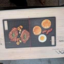 Wood Crest and maple griddle pan reversible