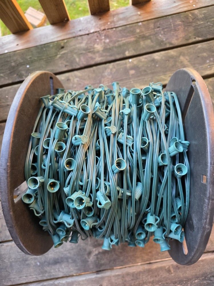 1000ft C7 GREEN WIRE