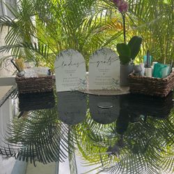 Wedding Baskets His And Her Bathroom