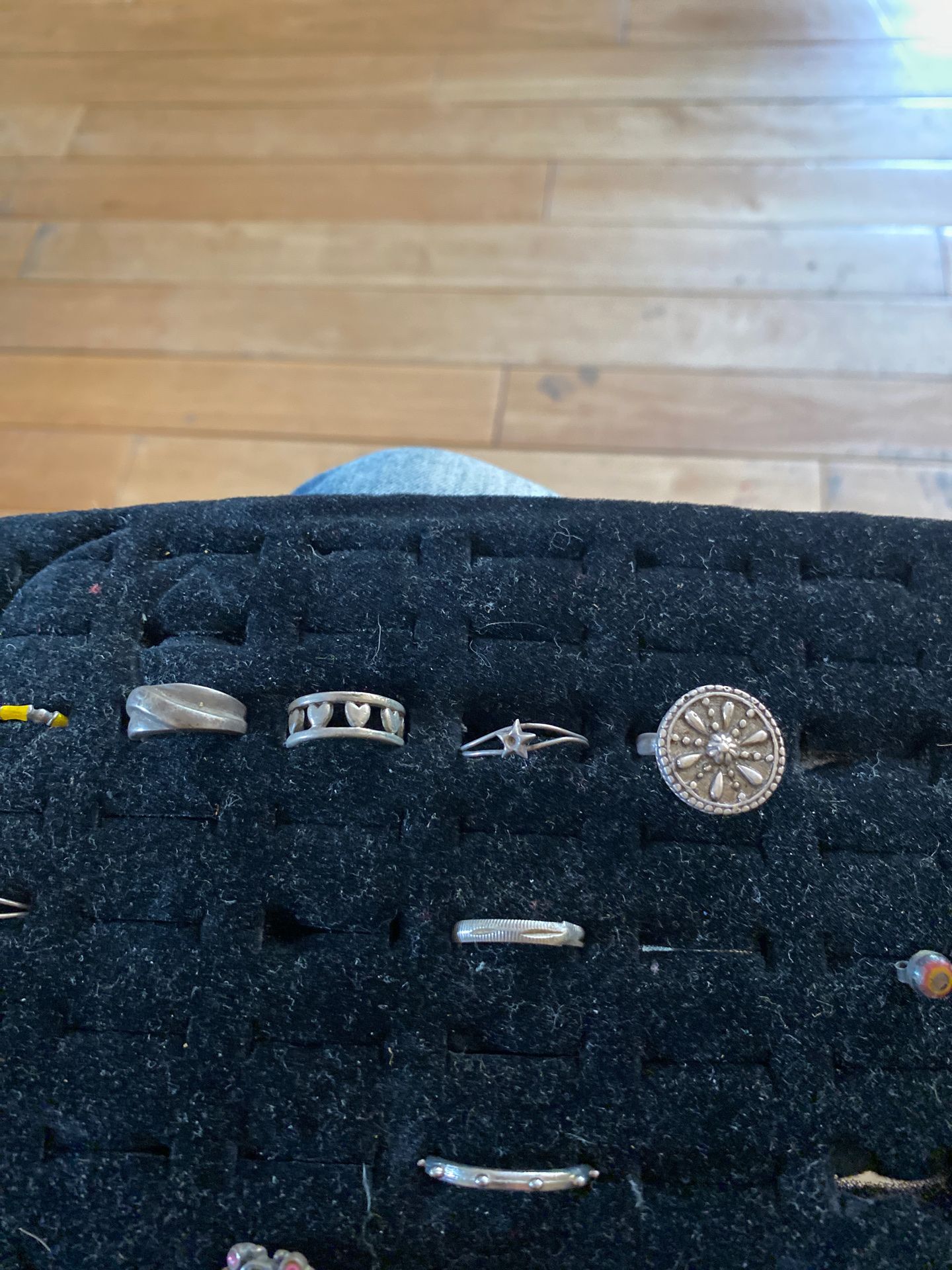 Silver rings sterling 10 pcs