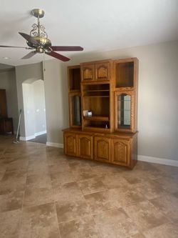 Solid oak Wall Unit