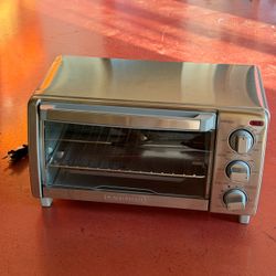 Black+Decker Stainless Steel Toaster Oven - Clean & Working