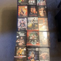 34 WWE DVD’s   $75