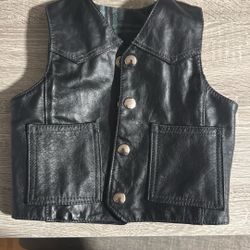 Leather Vest 18 Months 