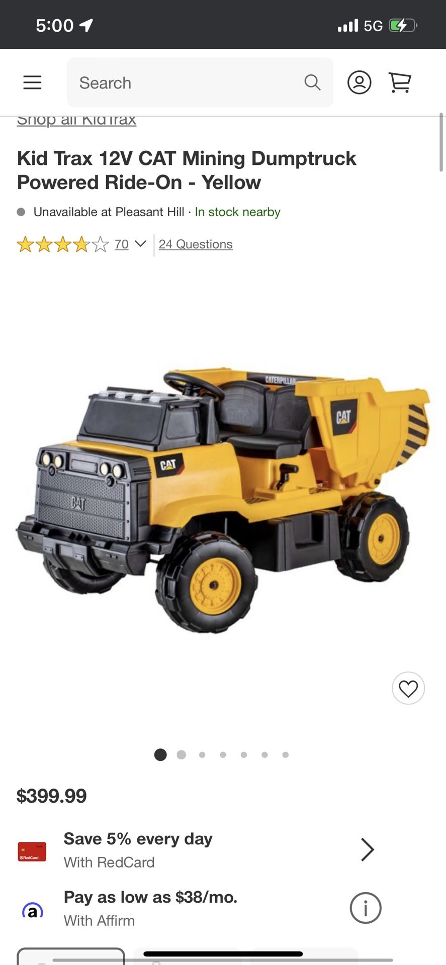 Power Wheel Dump Truck 