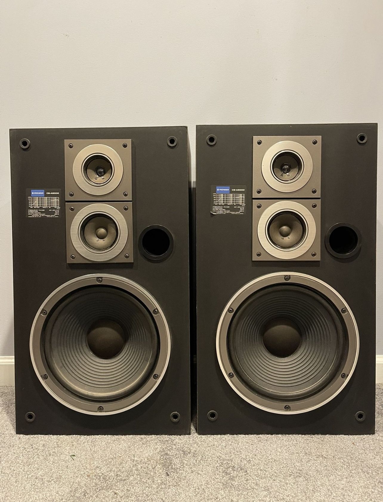 Pair Of Vintage PIONEER Speakers