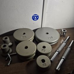 Ivanko 150 Pound Weight Set,Dumbbells,Barbell