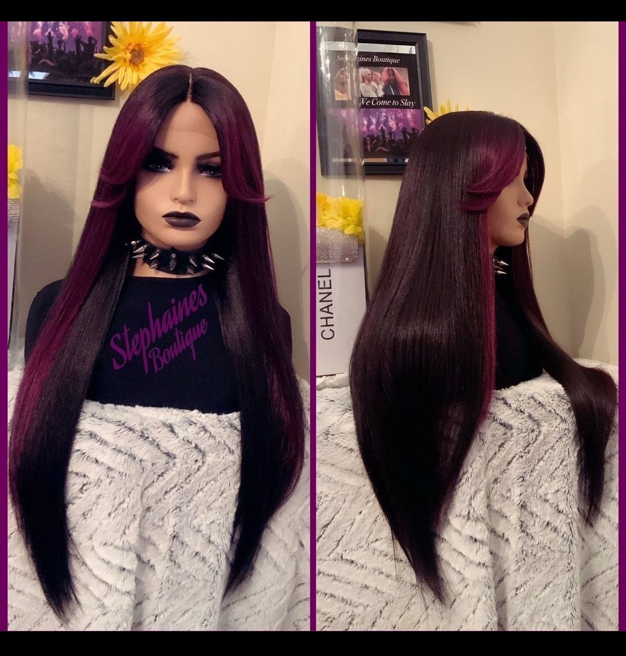 Human Hair Blended Lace Front Wig