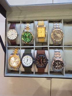 New Men's watches unbranded with cases