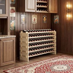 Freestanding Wine Bottle Holder