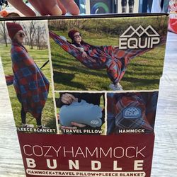 Brand New Cozy Hammock & Blanket Bundle