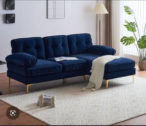 Brand new sectional blue