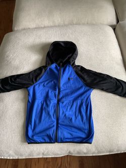 Black and blue under armor hoodie