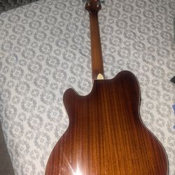 Half Acoustic, Half Electric Guitar