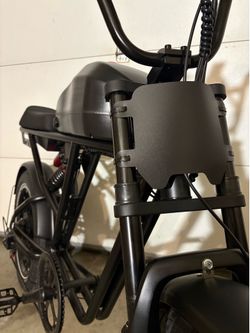 NEW 35+ MPH Electric Bike Dual Suspension•Black Sport Cruiser