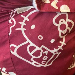 Hello kitty TWIN Comforter & Storage Bag