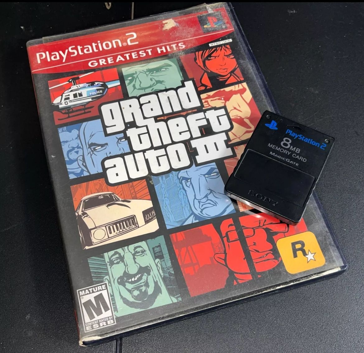 Grand Theft Auto 3 | PlayStation 2 (PS2), 2001 | CIB w/ Map & 8mb Memory Card