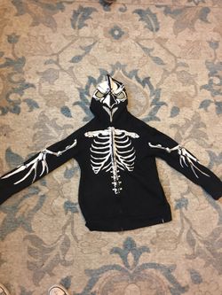 Tony hawk skeleton jacket/costume (7$) 10-12