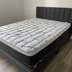 Queen Size Bed Frame With Mattress