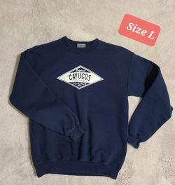 Kid's Navy Blue Cayucos California Sweatshirt Large