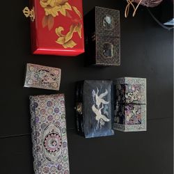 Mother Of Pearl In layed Boxes. From Korea 