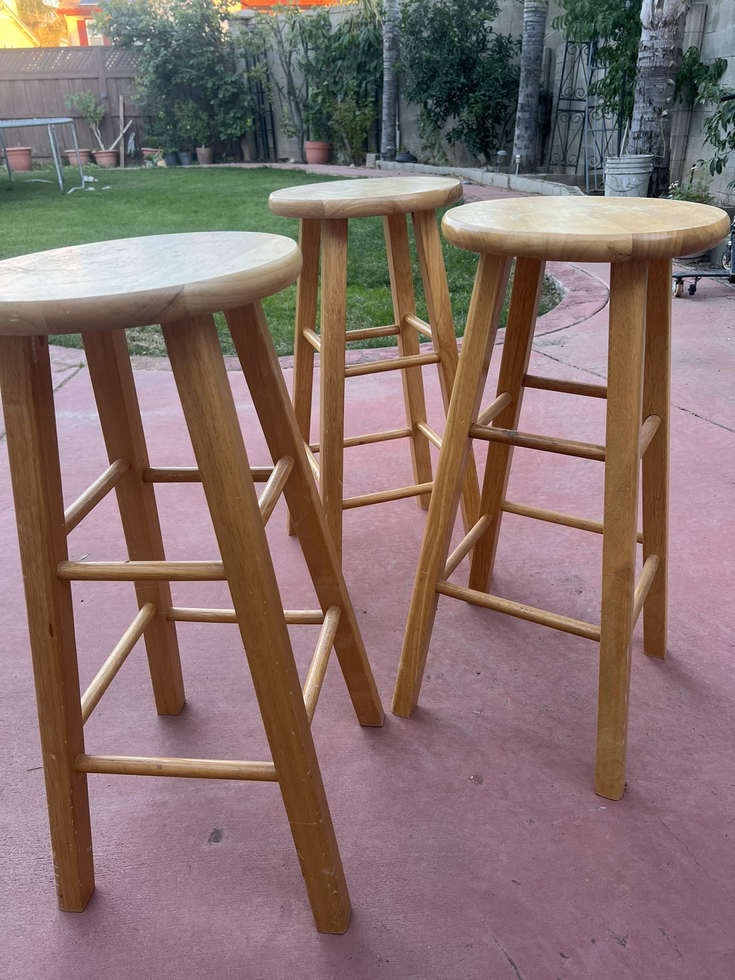 Wooden Stool’s - 4 Available