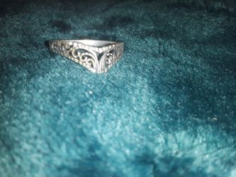 Real silver rings