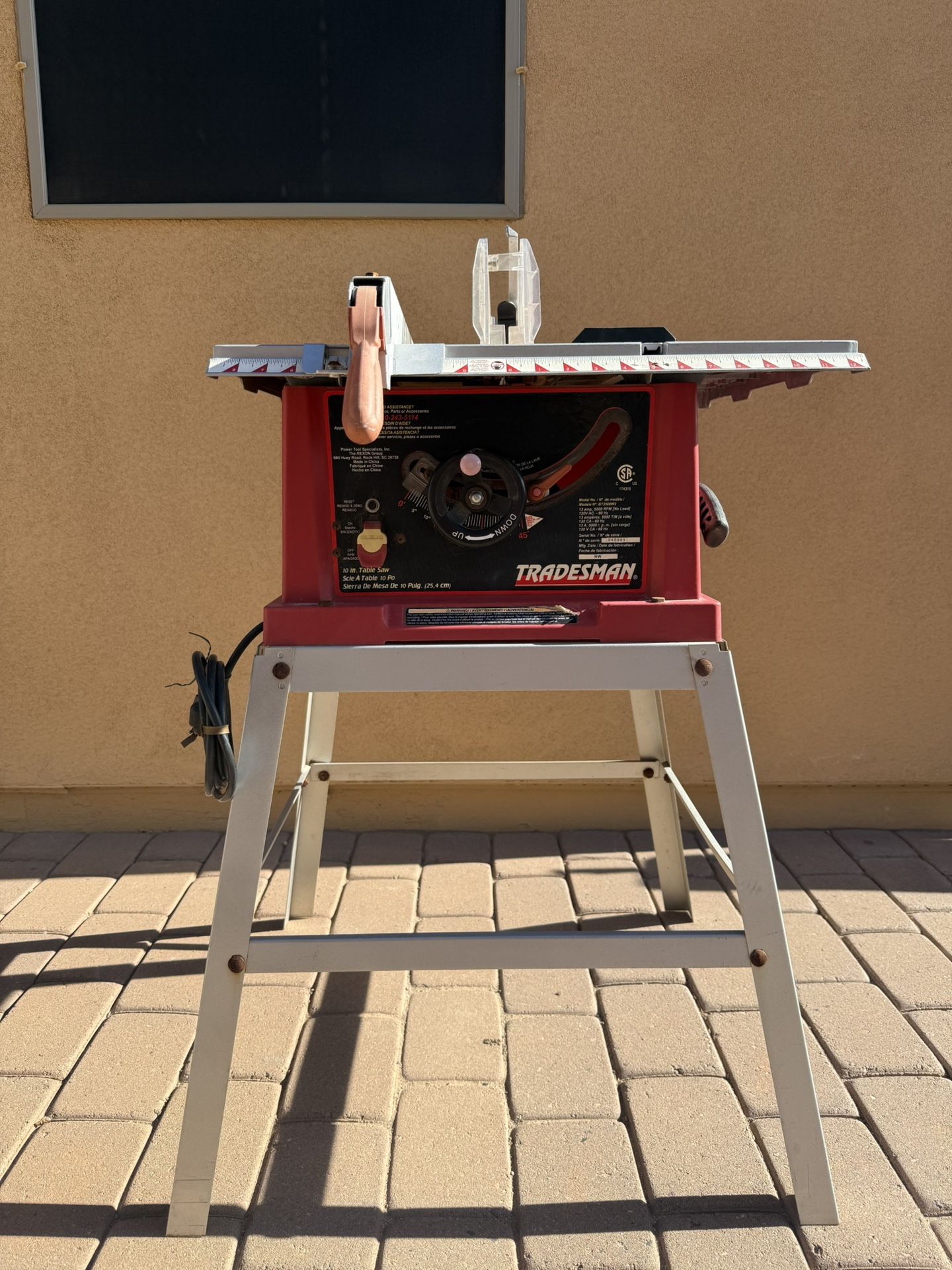 10 Inch Tradesman Table Saw
