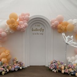 Balloon, balloon garland, baby shower, gender reveal, florals, birthday, dessert cart, Candy cart