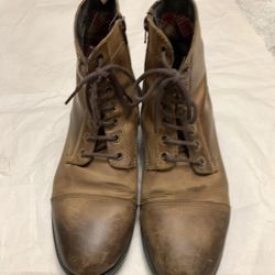 Clarks Tan Leather Boots