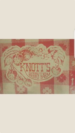 Vintage Knotts berry farm box