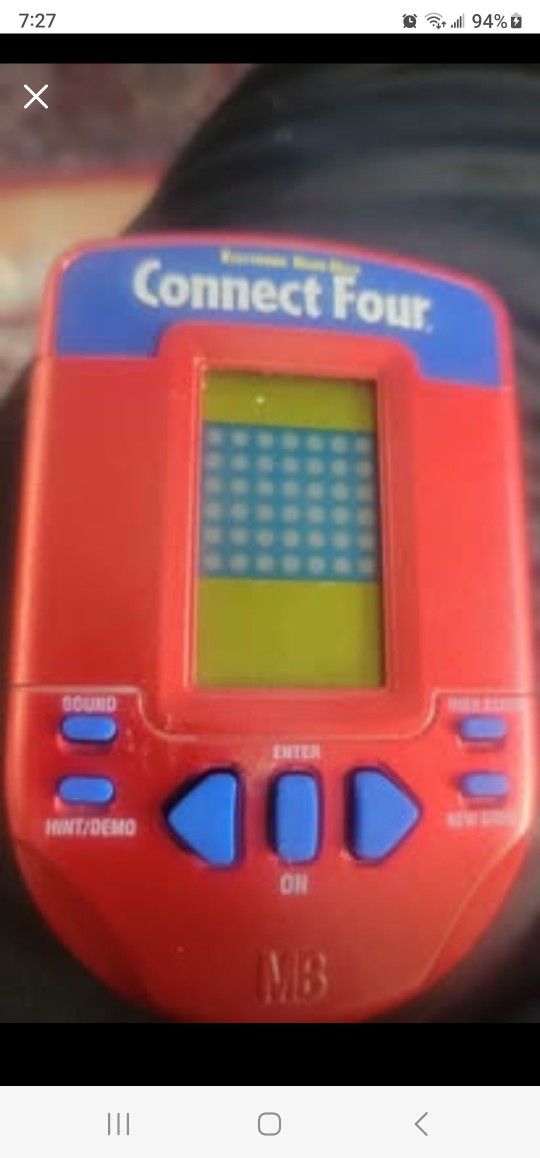 Milton Bradley Connect Four Electronic Hand-Held Game