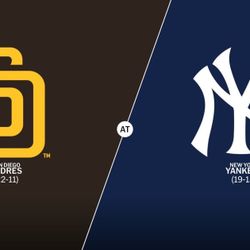 Yankees versus Padres series