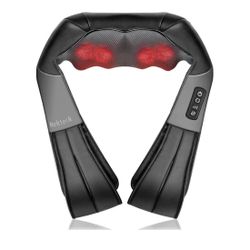 Nekteck Shiatsu Neck Massager for Pain Relief Deep Tissue with Heat